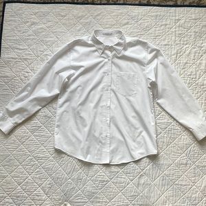 Fox Croft Wrinkle Free White Shirt